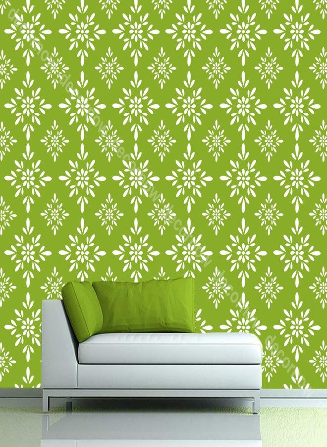 DECORNOW Sober Simple Floret Reusable DIY Wall Stencil Painting, Suitable for Home Decoration, Wall Decoration Size : (16 inch x 24 inch) - Image 1